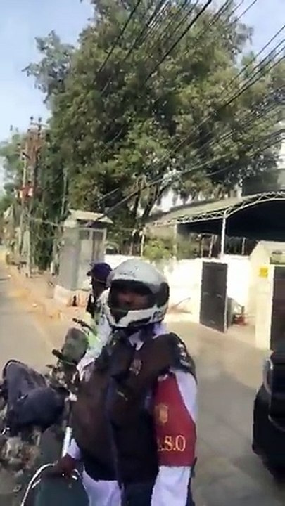 On one hand, you are against VIP culture, on the other hand, this traffic policeman is asking me to remove my car from the parking lot because of VIP movement. This is complete hypocrisy.