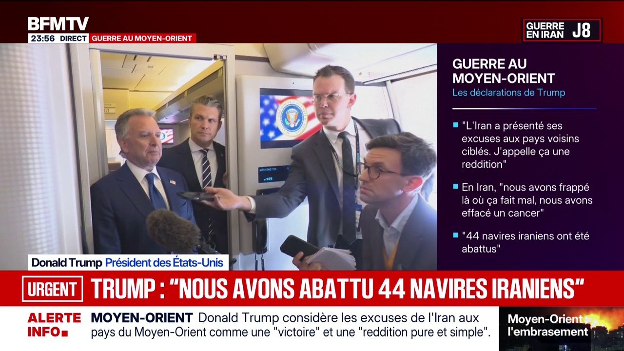 Donald Trump dit qu'il ne "veut pas" que les Kurdes lancent une offensive contre l'Iran