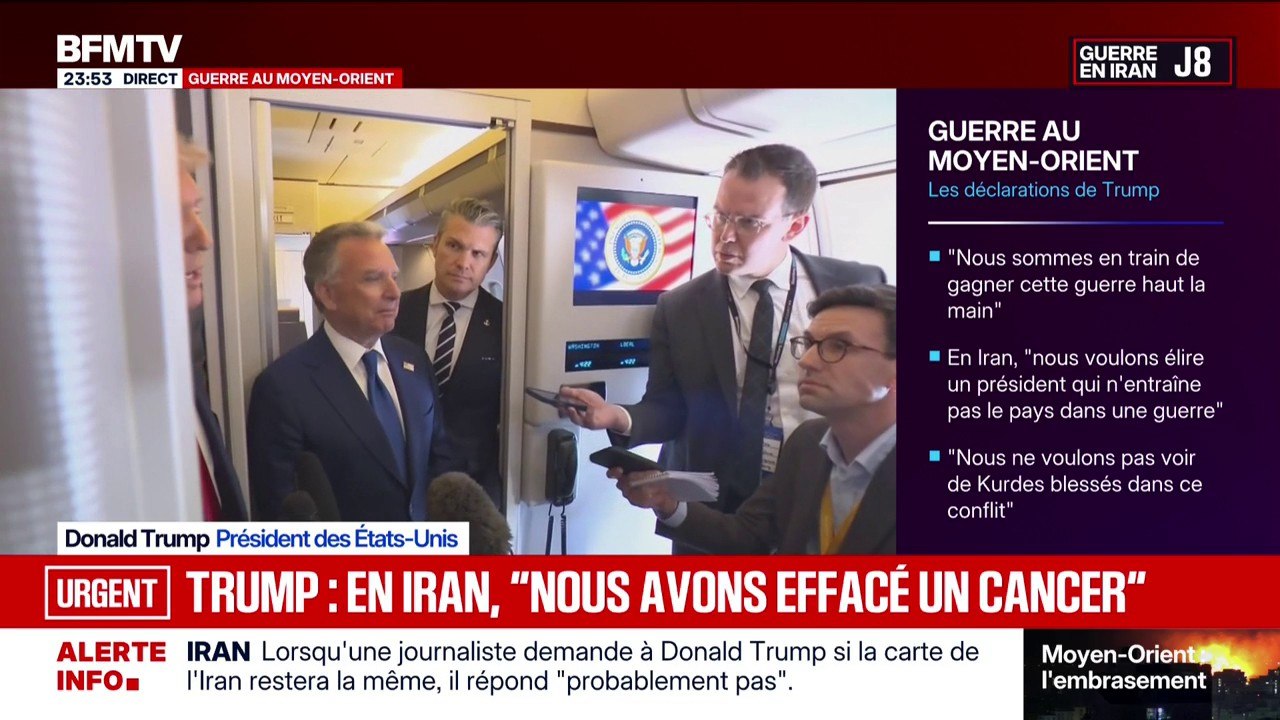 Donald Trump estime que les excuses de l'Iran auprès des pays du Moyen-Orient est "une victoire" pour les États-Unis et ses alliés
