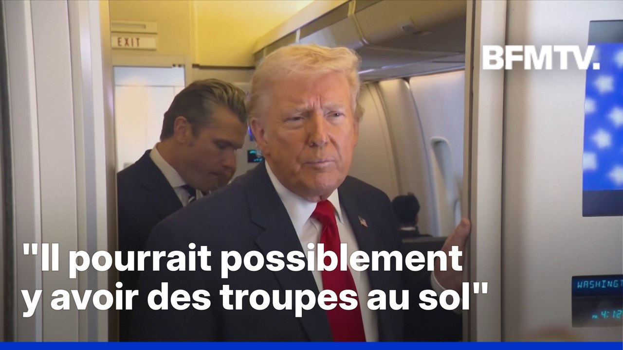 Donald Trump envisage l'envoi de troupes au sol en Iran "pour contrôler les stocks d'uranium enrichi du pays"