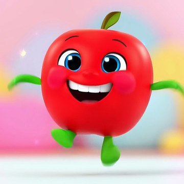 Apple Happy Dance 🍎💃 | Funny Fruit Dance Animation for Kids