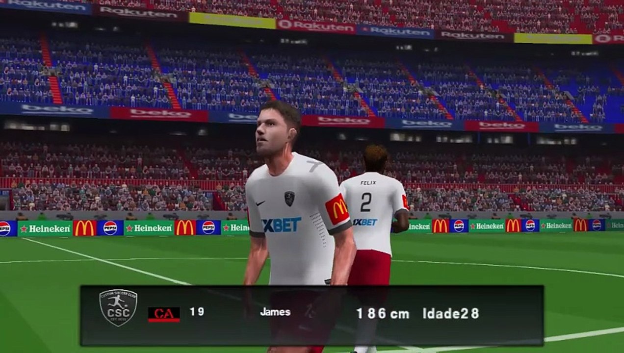 Instant Stream - PES 2026 (PPSSPP), master league simulation - CSC vs. Atlético-GO - 2026-03-07