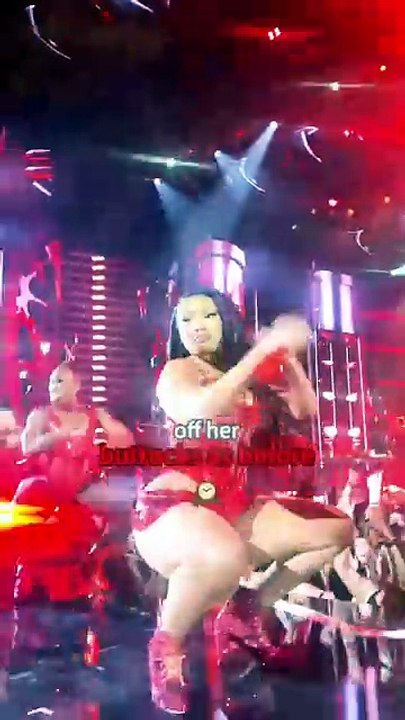 Why wouldn't Cardib allow Megan to show off her buttocks？It reveals her huge ambition.#celebrities #cardib #megan #tour #fyp