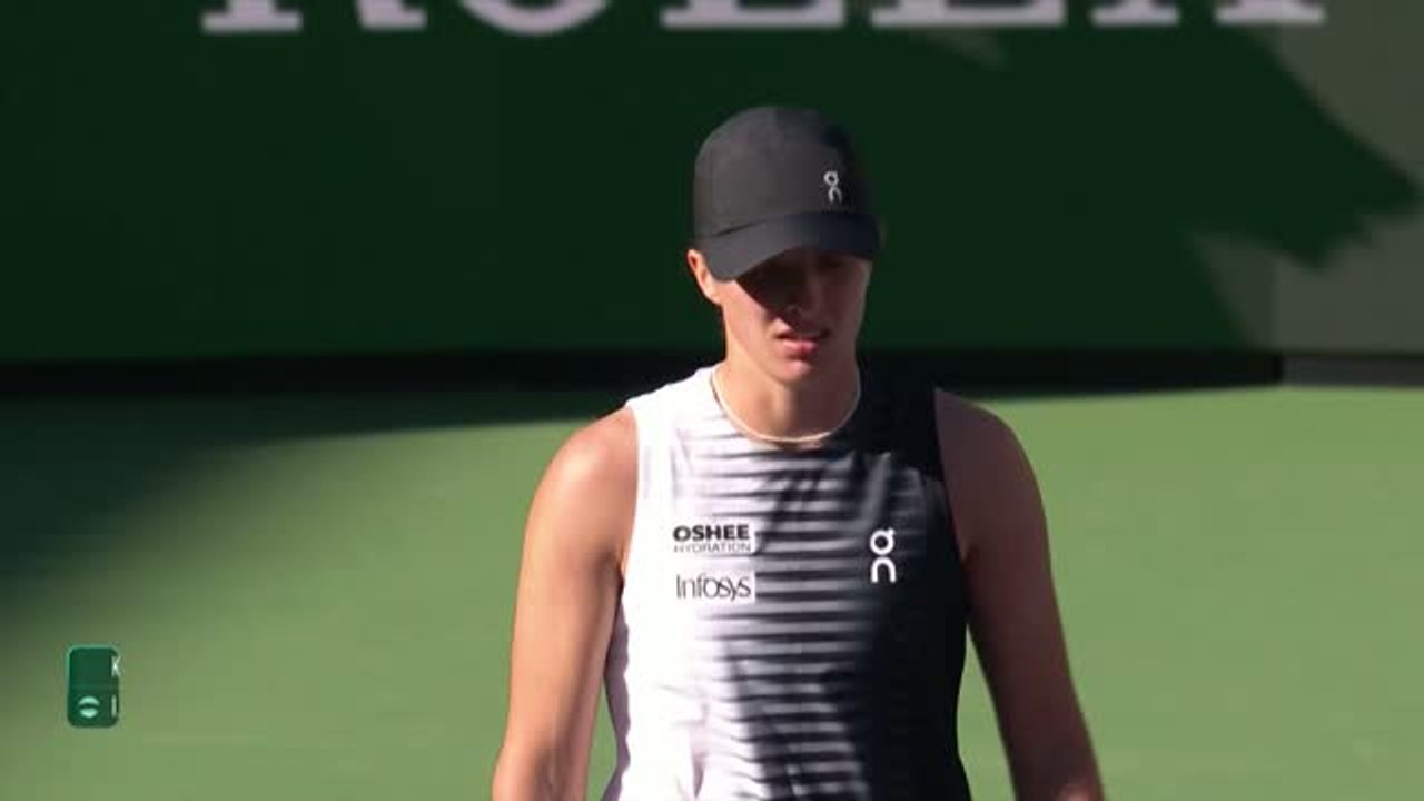 Indian Wells - Swiatek lance son tournoi avec a...
