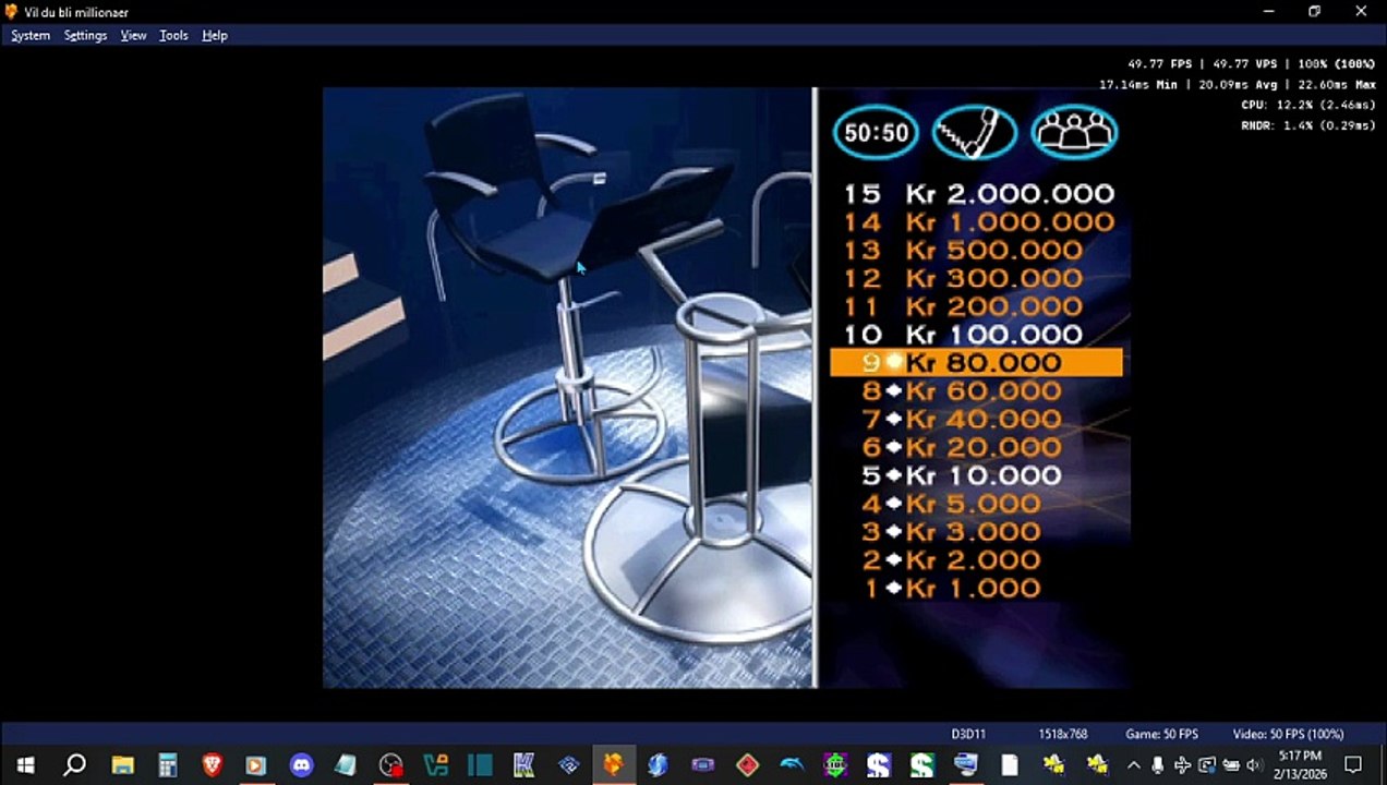 Vil Du Bli Millionær Playstation One John Carpenter Game #2