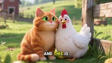 hen love cat