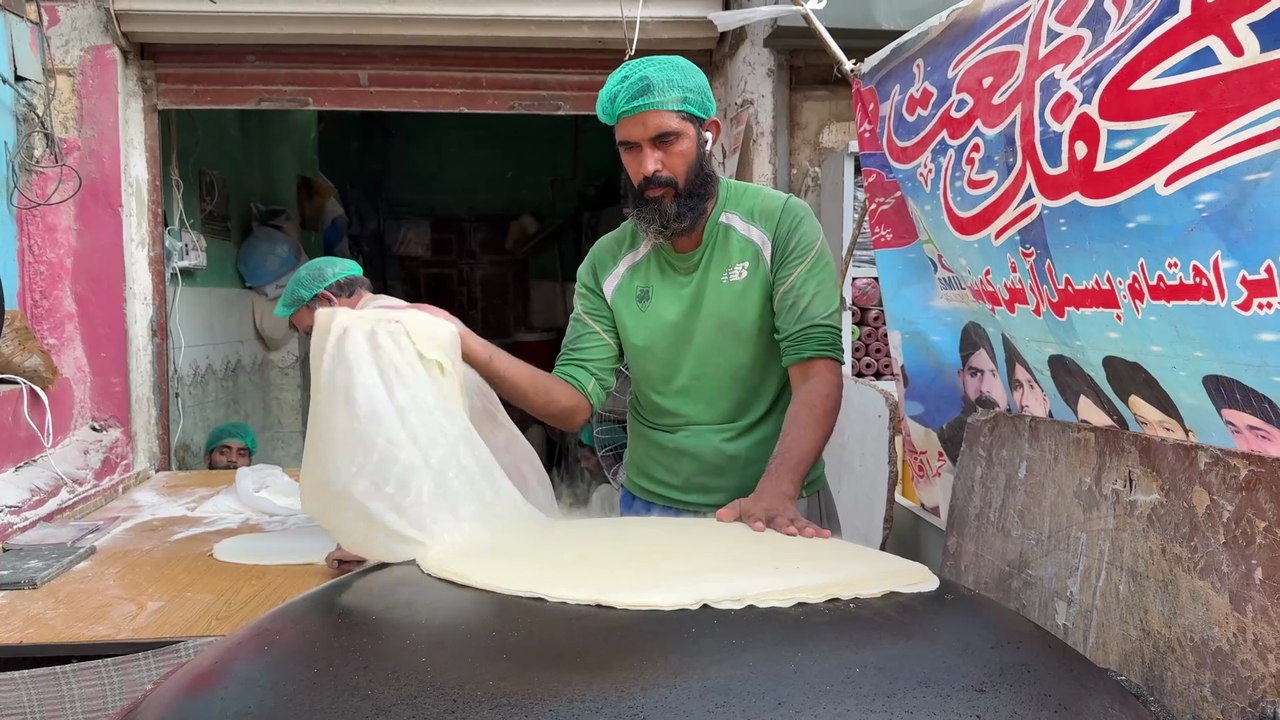 Pakistan's Biggest Rumali Roti Making | Street Roll and Samosa Patti Making for Ramadan 2026