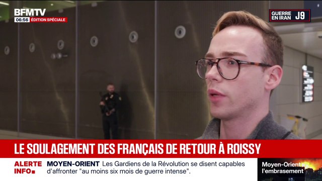 C'est une sacrée expérience, je ne le souhaite à personne : le soulagement des Français rapatriés du Moyen-Orient
