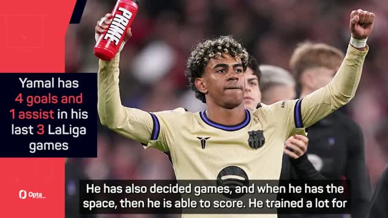 Yamal not at his best but 'decided the game' - Flick