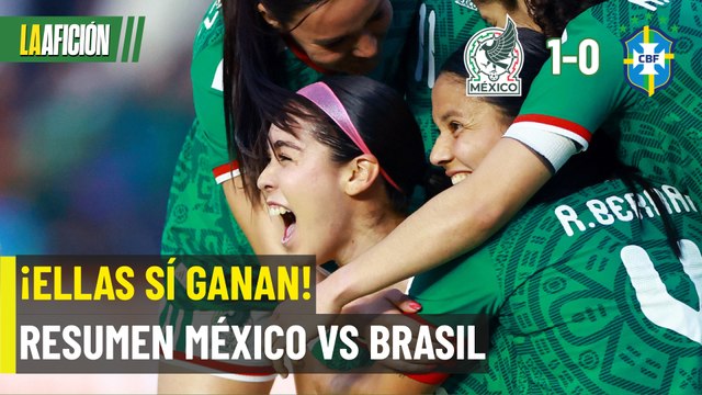 Selección Mexicana Femenil vence a Brasil Femenil con gol de Greta Espinoza