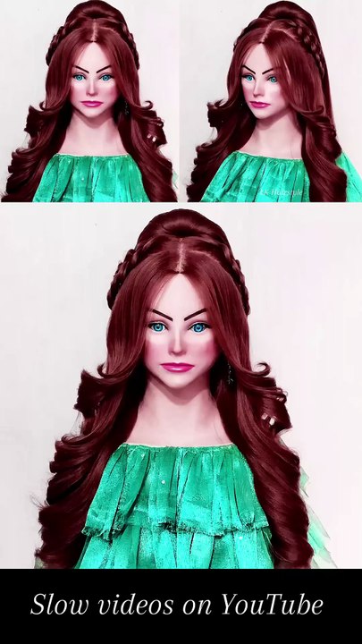 Beautiful bridal hairstyle