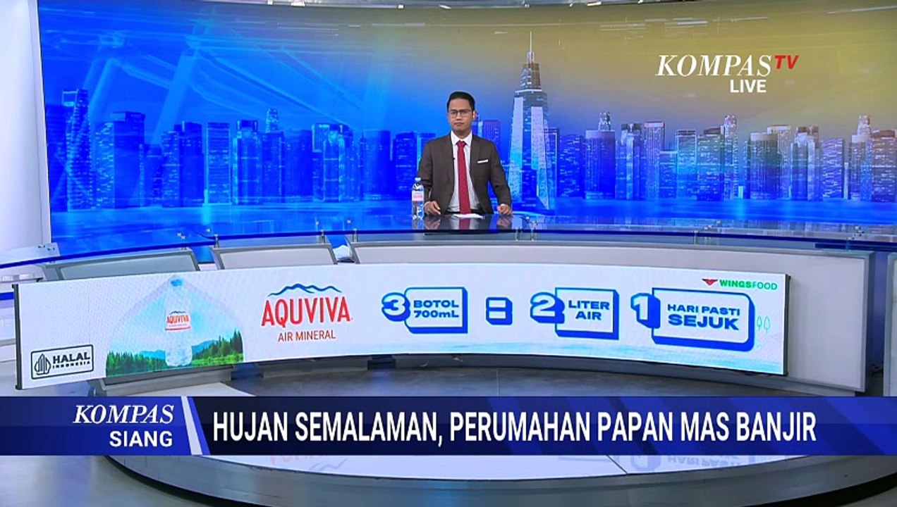 Banjir 70 Cm Rendam Perumahan Papan Mas Bekasi, Akses Jalan Tak Bisa Dilalui | KOMPAS SIANG