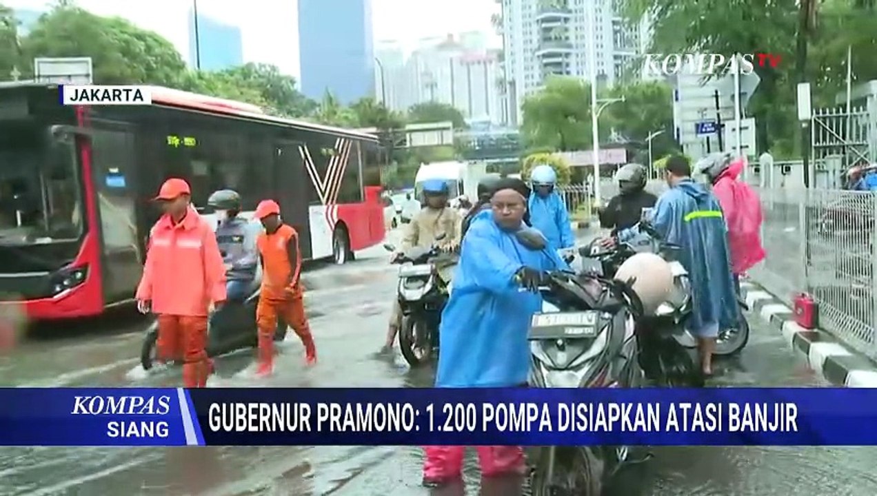 Pramono Kerahkan 1.200 Pompa untuk Atasi Banjir...