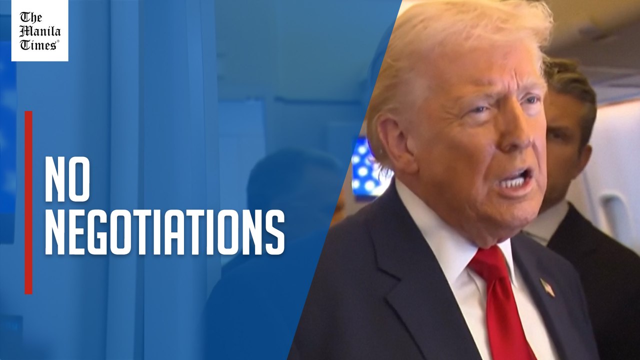 Trump rejects settling war with Iran, raises notion of eliminating all potential leaders