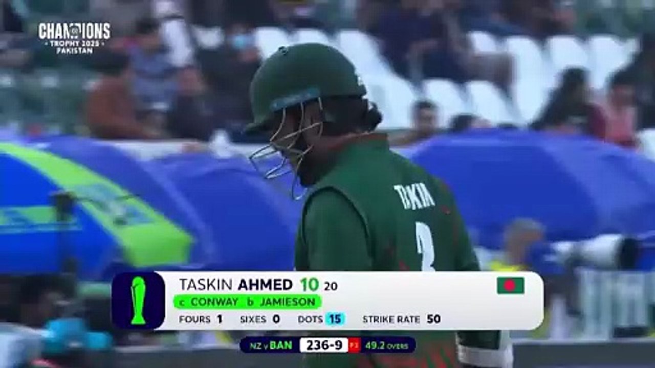 Bangladesh vs New Zealand | Full Match Highlights | 24 Feb 2025 | Rawalpindi | ICC Champions Trophy 2025
