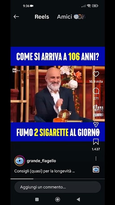 Splendida cornice con geppi cucciari e la nonna di 106 anni