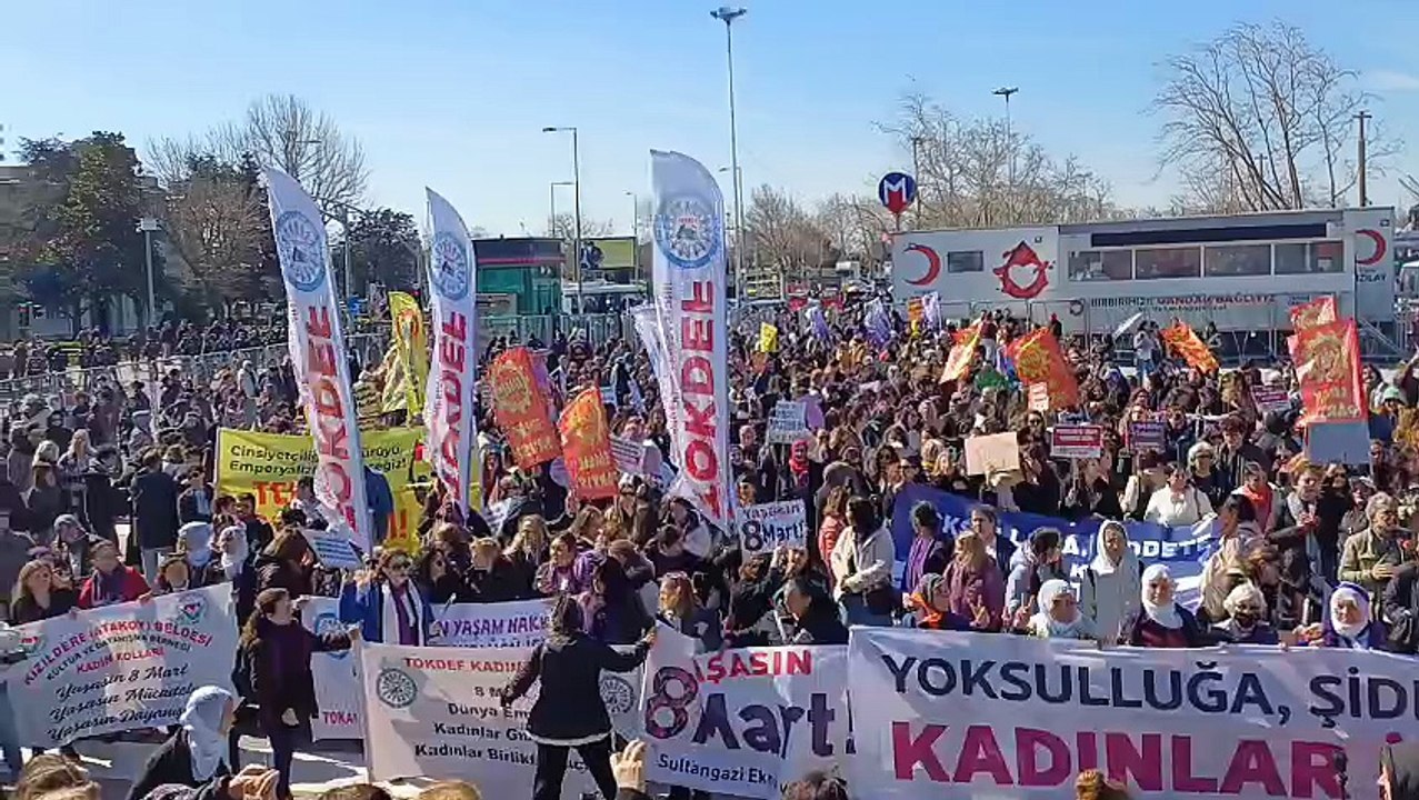 8 Mart Kadın Platformu'nun çağrısıyla Dünya Emekçi Kadınlar Gününde Kadıköy’de miting yapılıyor