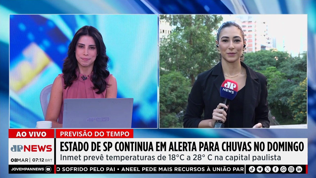 SP continua em alerta para fortes chuvas e queda nas temperaturas