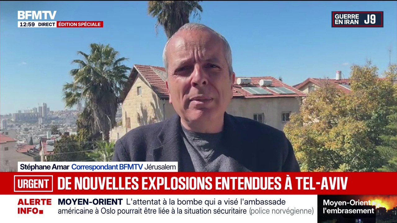 Guerre au Moyen-Orient: une série d'explosions a été entendue à Tel-Aviv après une alerte aux missiles iraniens