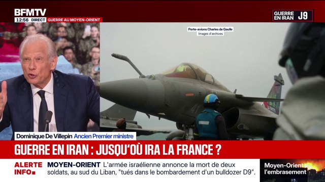 Guerre au Moyen-Orient: Nous sommes en train de nous rouler dans la fange de l'histoire , affirme Dominique de Villepin