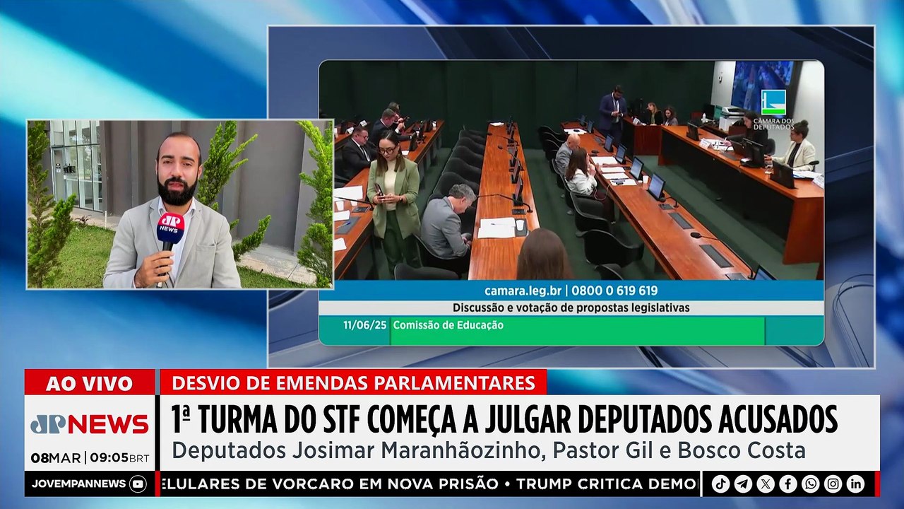 STF começa a julgar deputados acusados de desvio de emendas parlamentares