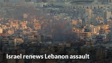 Israel renews Lebanon assault