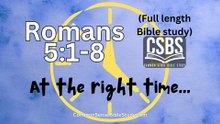 Romans 5:1-8 - A Time for Peace
