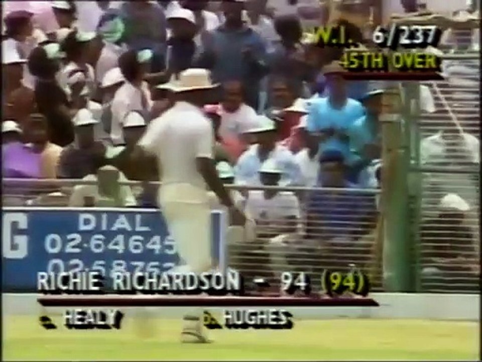 1991 West Indies vs Australia, 5th ODI at Georg...