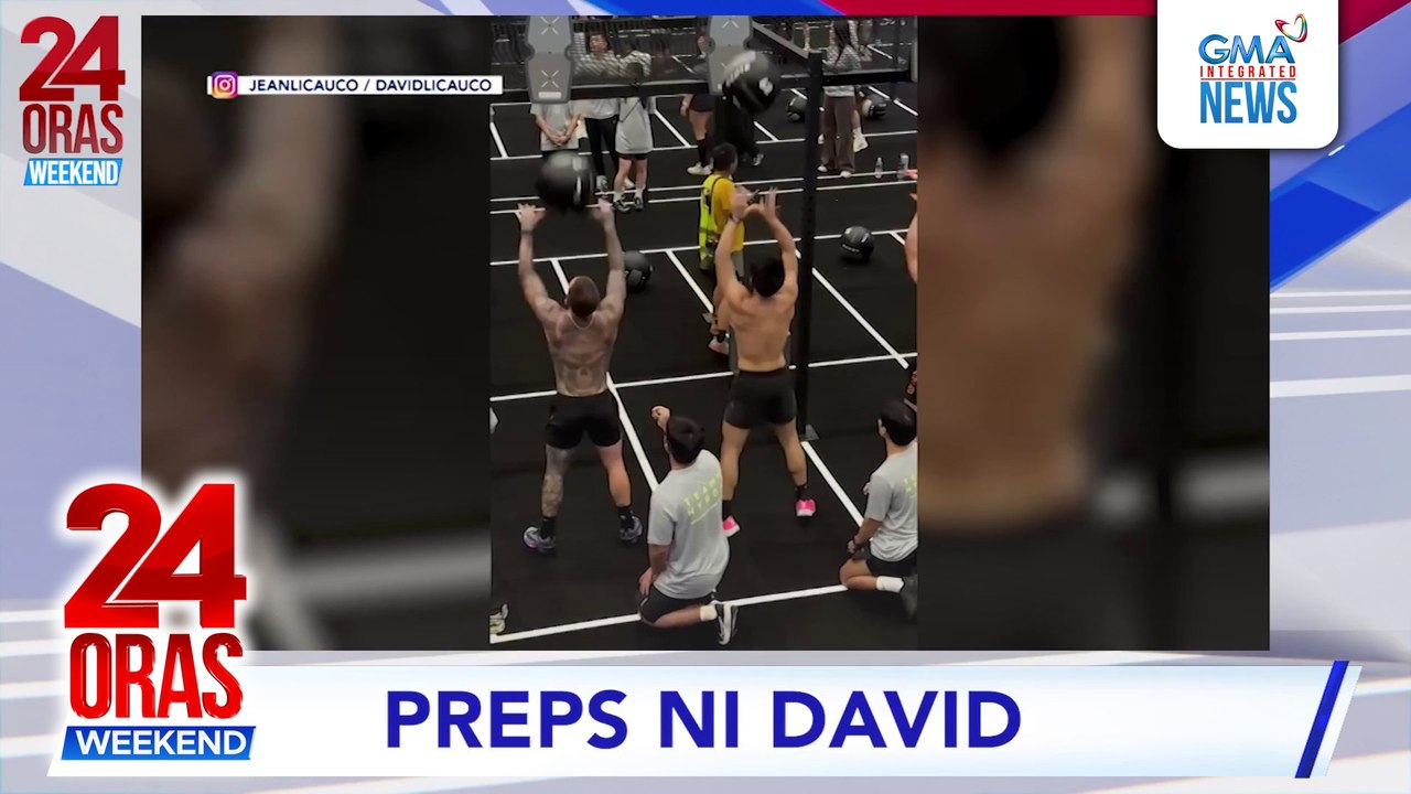 David LIcauco, ipinasilip ang training para sa sinalihang indoor fitness competition sa Taiwan | 24 Oras Weekend