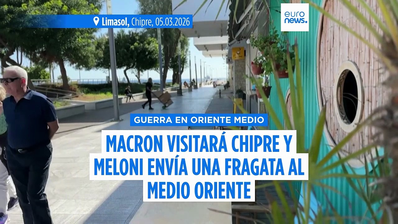 Macron y el primer ministro de Grecia viajarán a Chipre tras el ataque iraní