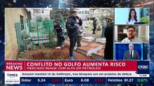 Sirene de ataque aéreo interrompe entrevista de Ariel Adler ao vivo direto de Israel