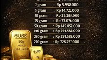 Harga Emas UBS Di Pegadaian hari ini `1222026