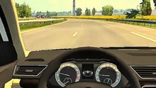 Epic Fail: Car Crash While Turning! 🚗💥 (Euro Truck Simulator 2 PC) #shorts