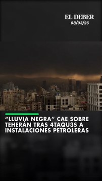 “Lluvia negra” cae sobre Teherán tras 4taqu3s a instalaciones petroleras