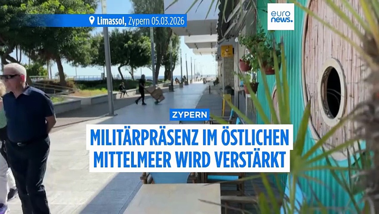 Fregatte 'Nordrhein-Westfalen': Deutsches Kriegsschiff macht vor Zypern fest