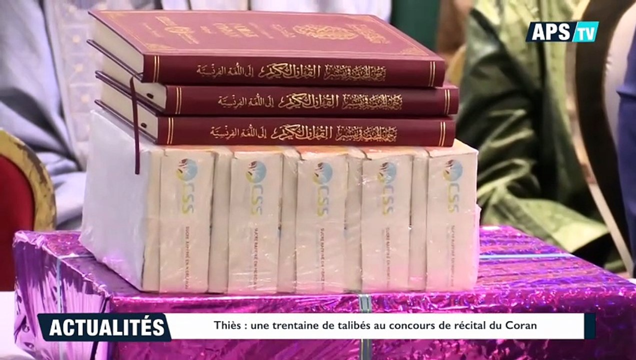 Thiès  une trentaine de talibés au concours de récital du Coran