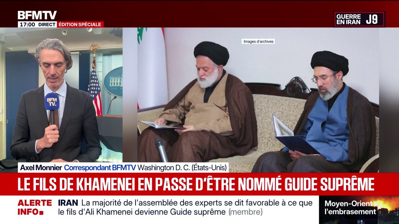 Guerre au Moyen-Orient: Donald Trump assure que le prochain guide suprême iranien "ne tiendra pas longtemps" sans son approbation