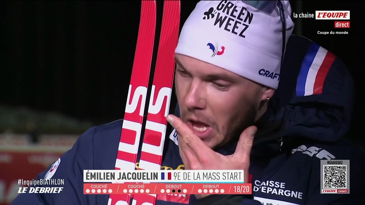 Émilien Jacquelin : « Si les collègues avaient laissé travailler les autres... » - Biathlon - Coupe du monde (H)