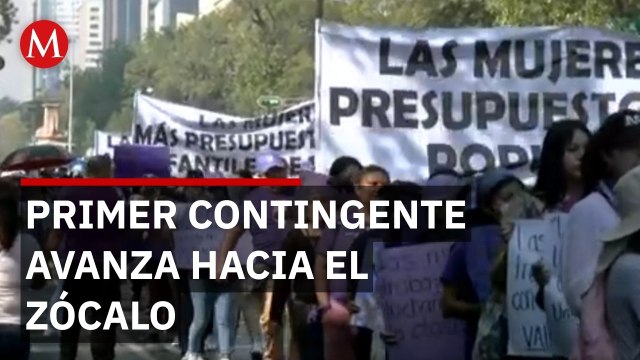 8M CDMX: Madres solteras y trabajadores exigen igualdad laboral