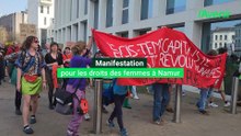 Manifestation pour les droits des femmes à Namur