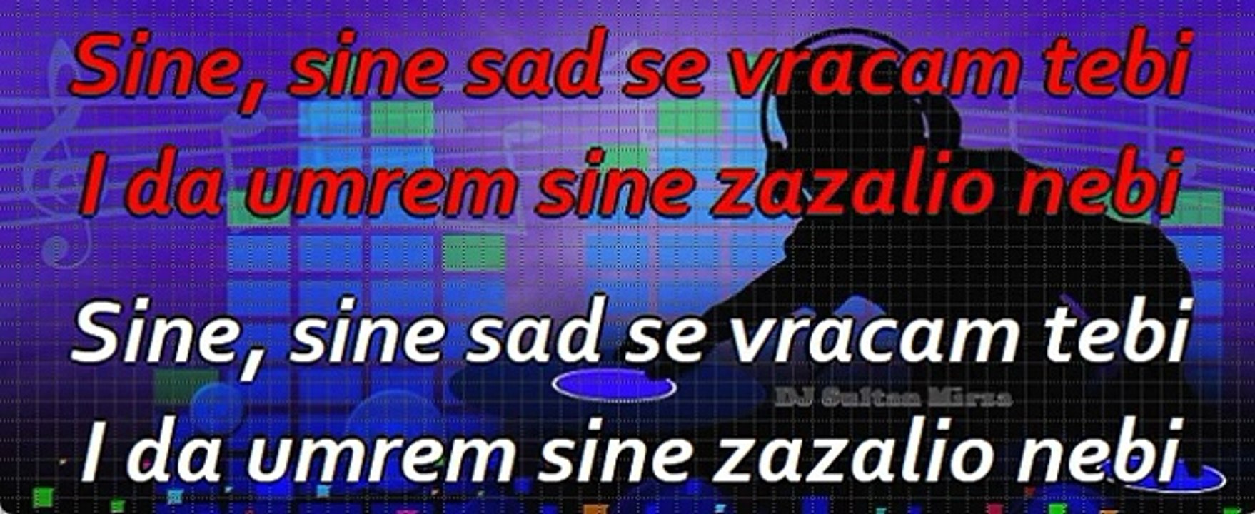 Sine, sine - Kemal Malovčić (uživo karaoke)