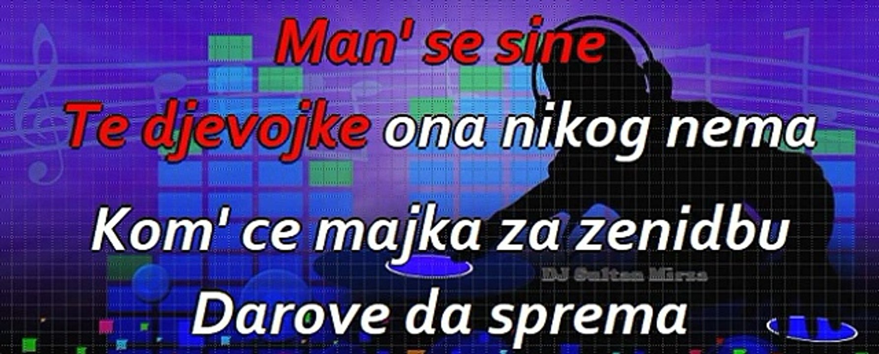 Volim majko, siroticu - Meho Puzić (uživo karaoke)