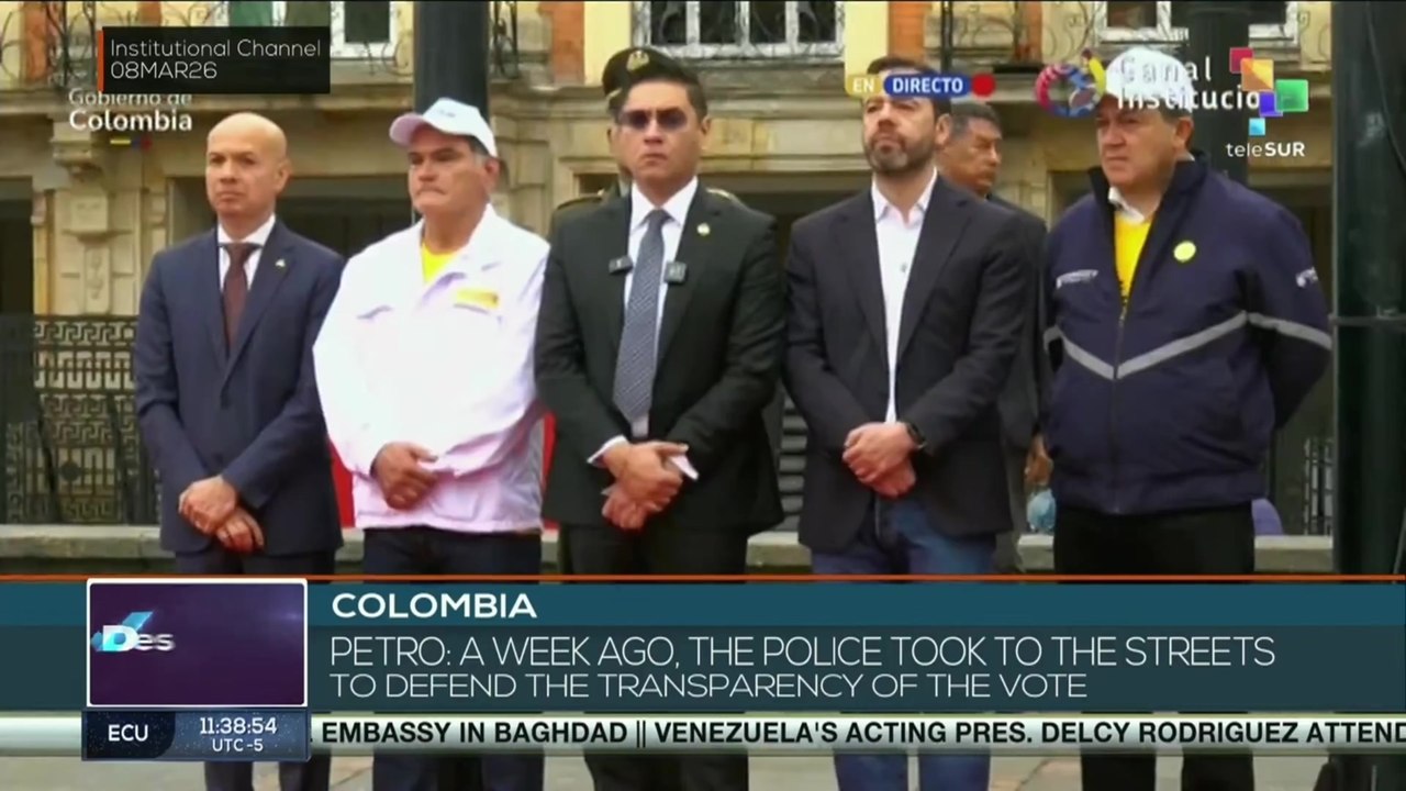 A week ago, the police took to the streets to d...