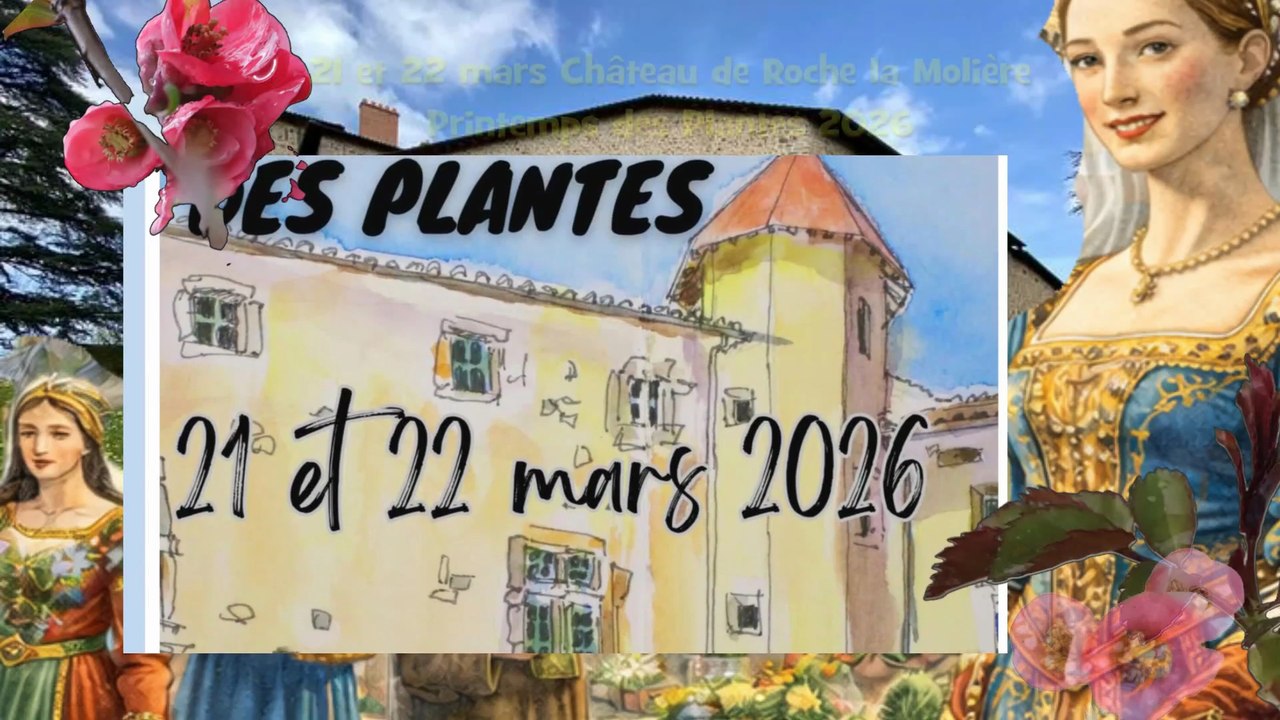 Printemps des plantes Roche la Molière  2026 Programme