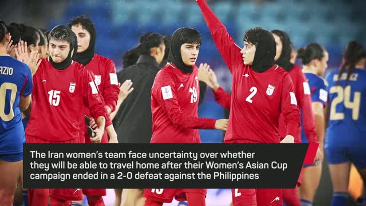 Iran women's football team 'want to return home' despite being labelled 'traitors'