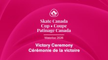 Victory Ceremony - 2026 Skate Canada Cup / Coupe Patinage Canada 2026