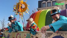 Pluie de confettis au carnaval d'Arlon