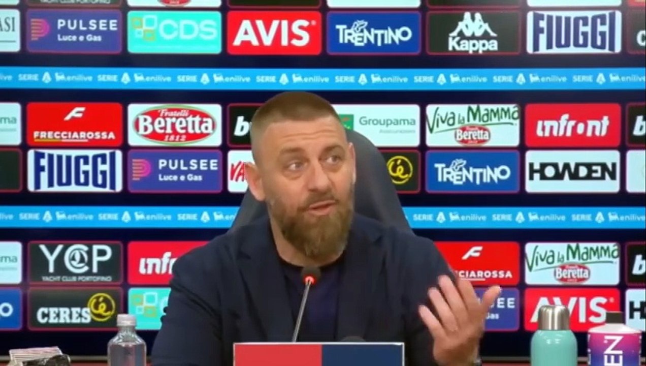 🎙️ De Rossi dopo Genoa-Roma 2-1  Conferenza stampa post partita