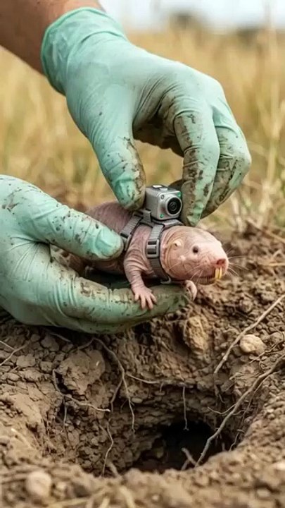 Inside a Naked Mole Rat Colony POV Underground Tunnel Camera