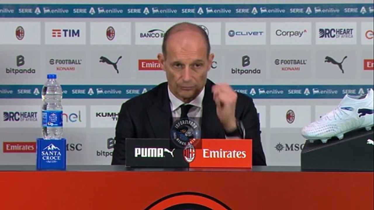 ❤️🖤 Allegri: "L' Inter resta la favorita per lo scudetto !" Conferenza stampa post Milan-Inter 1-0